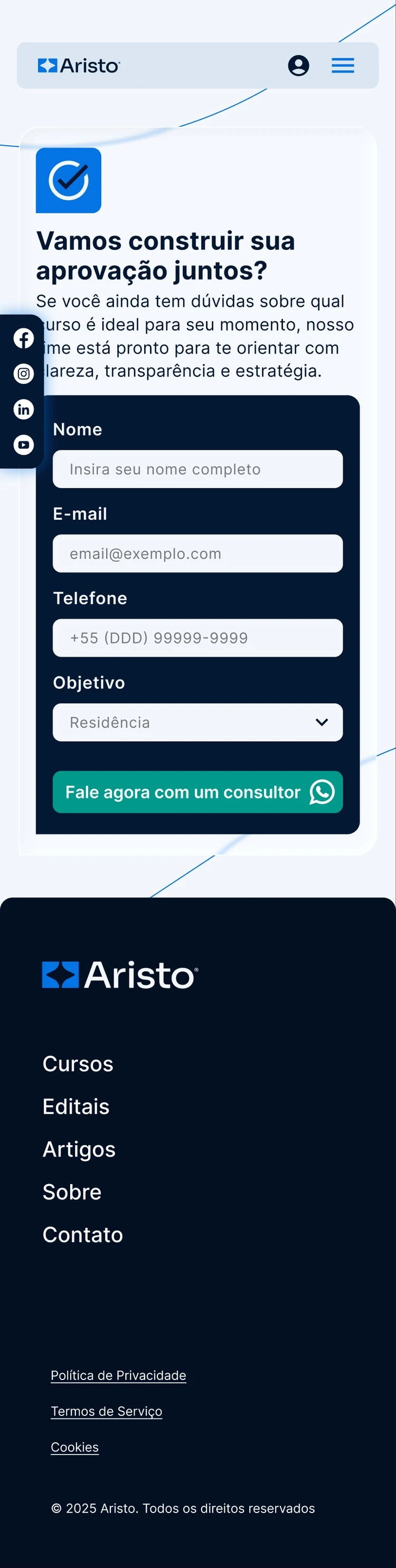 Aristo — Contato