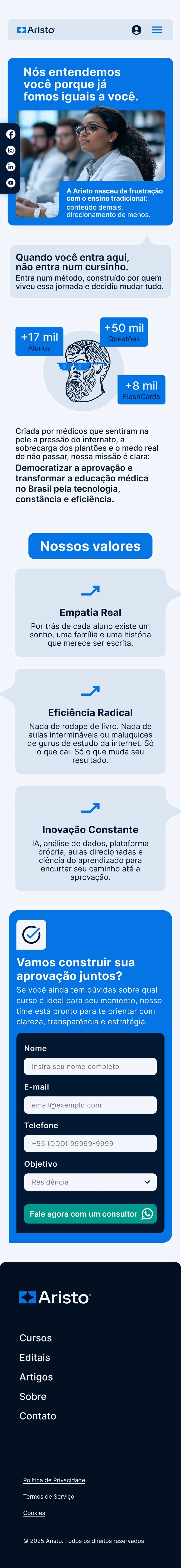 Aristo — Sobre
