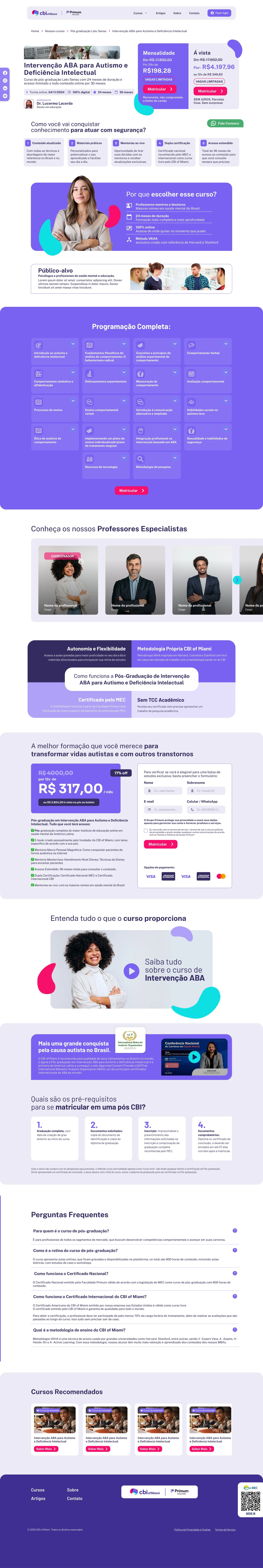 CBI — Cursos interna
