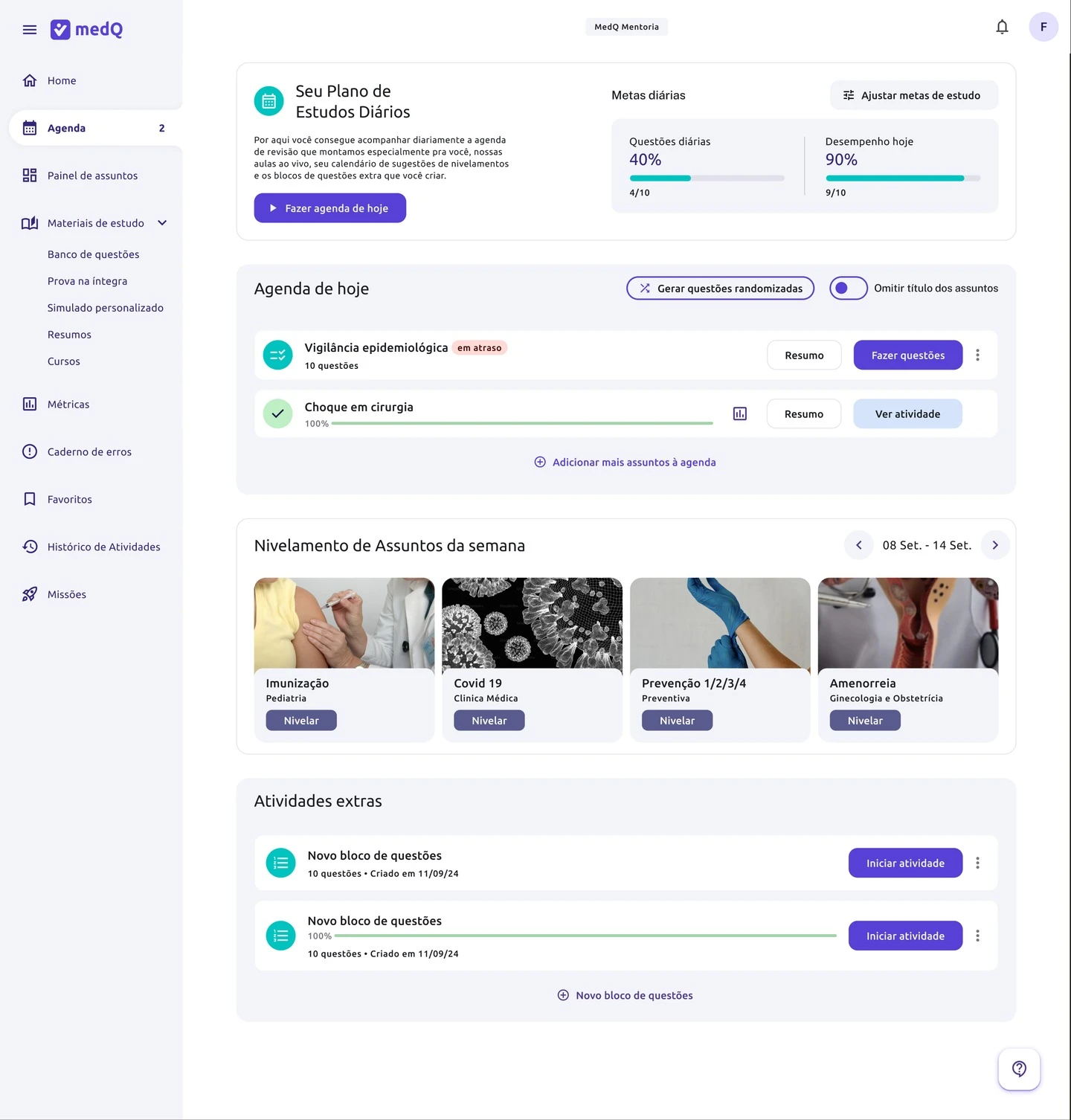 MedQ — Agenda