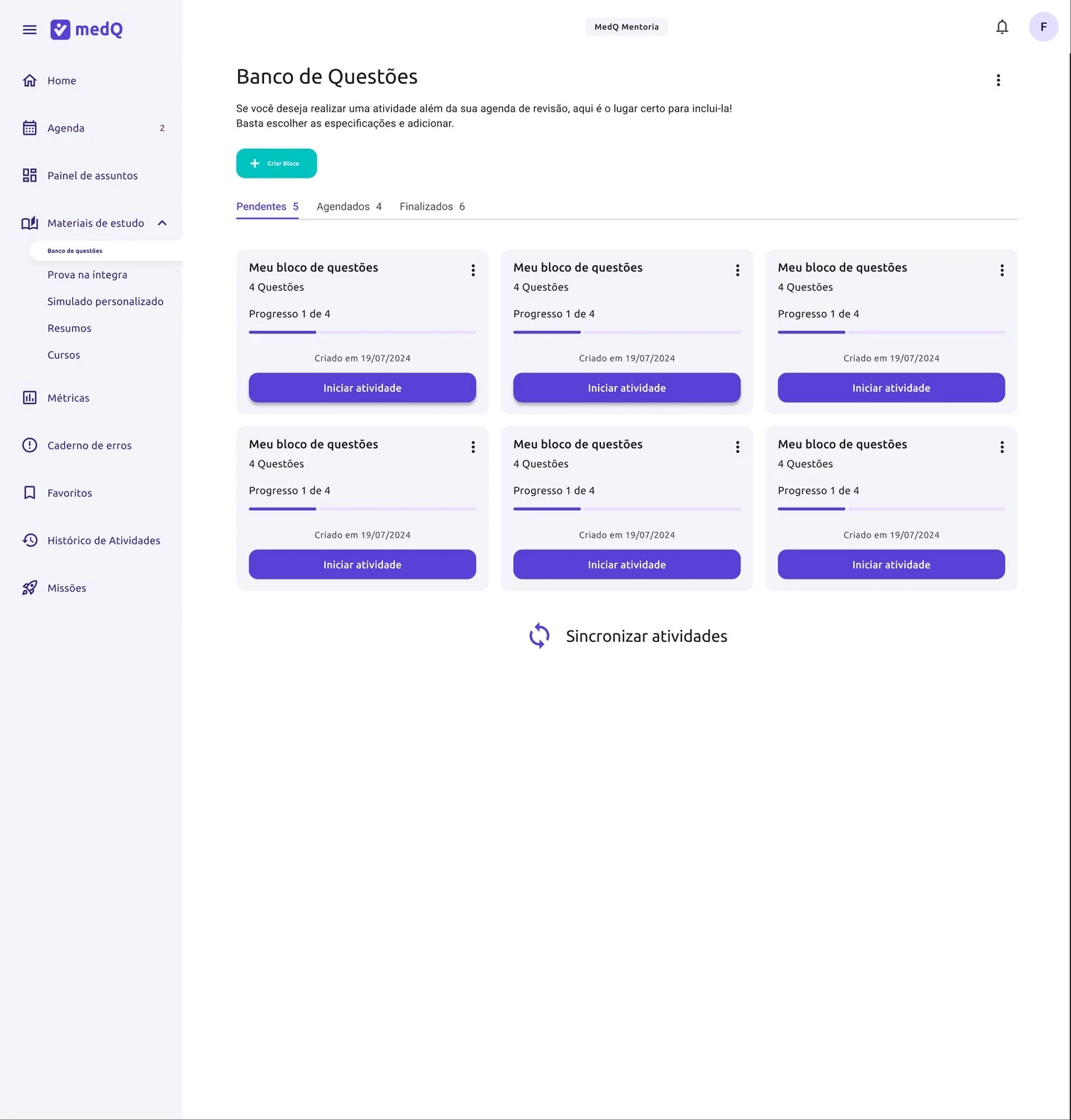 MedQ — Banco de questões